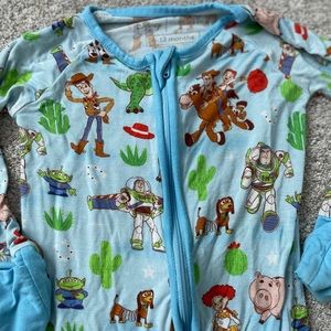 Little Sleepies Toy Story Zip up Pajamas